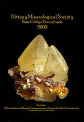 yellow dogtooth calcite poster